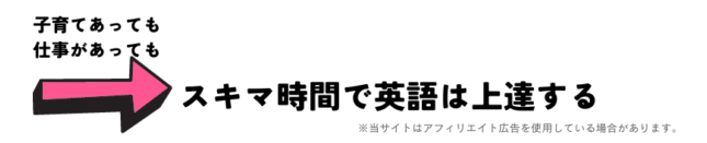 忙しい人に向けた英語学習応援ブログ